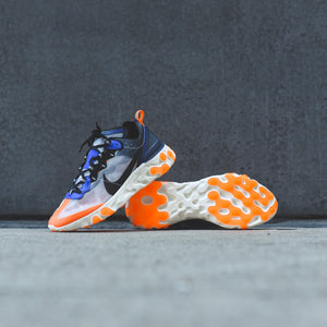 Nike react element 87 white orange hotsell