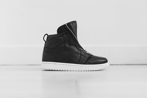 Air jordan 1 high zip black sales