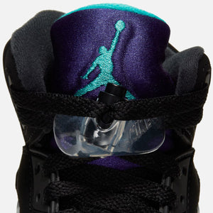 Nike Grade School Air Jordan 5 Retro Top 3 - Black / Emerald / Fire / Grape