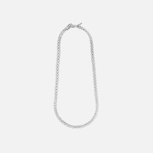 Emanuele Bicocchi Ice Double Chain Necklace - Silver