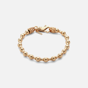 Emanuele Bicocchi Gold Beads Bracelet with Spacer - Gold