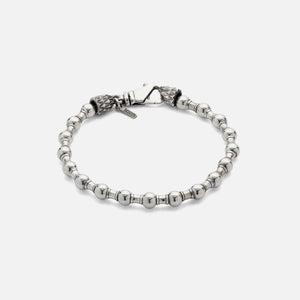 Emanuele Bicocchi Silver Beads And Spacers Bracelet - Silver