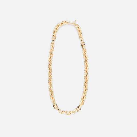 Emanuele Bicocchi Anchor Chain Link Necklace - Gold