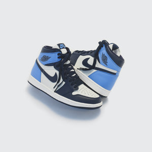 Nike GS Air Jordan 1 Retro High OG - Sail / Obsidian / University Blue