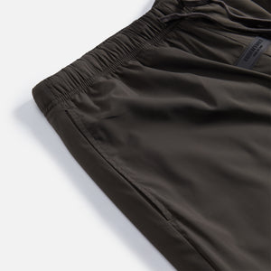 Essentials Woven Nylon Track Pant - Off-Black