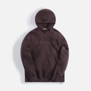 Essentials Heavy Waffle Raglan Hoodie - Plum – Kith