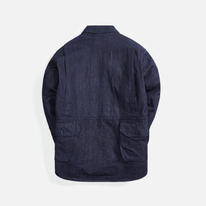 Engineered Garments 10oz Broken Denim Explorer Shirt Jacket - Indigo