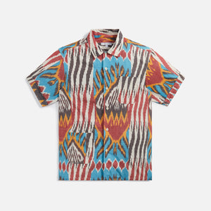 Engineered Garments Camp Shirt Cotton Ikat - Multi Color