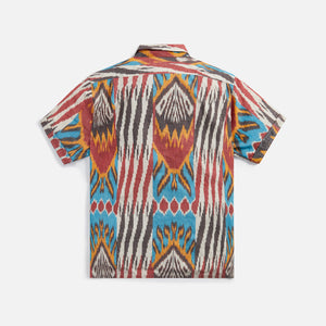 Engineered Garments Camp Shirt Cotton Ikat - Multi Color
