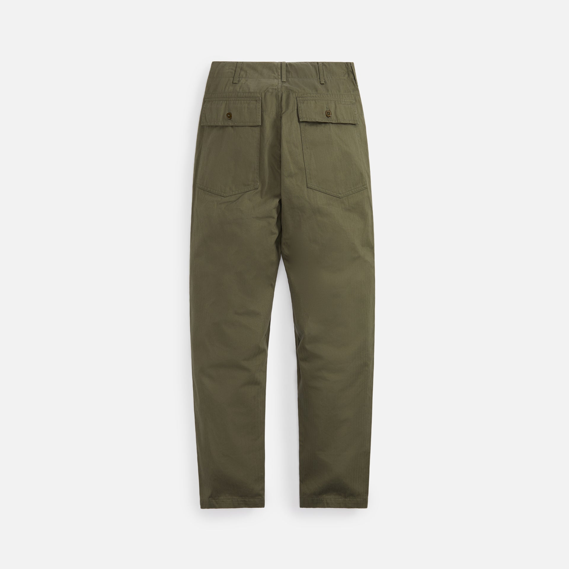 Engineered Garments Fatigue Cotton Herringbone Twill Pant - Olive