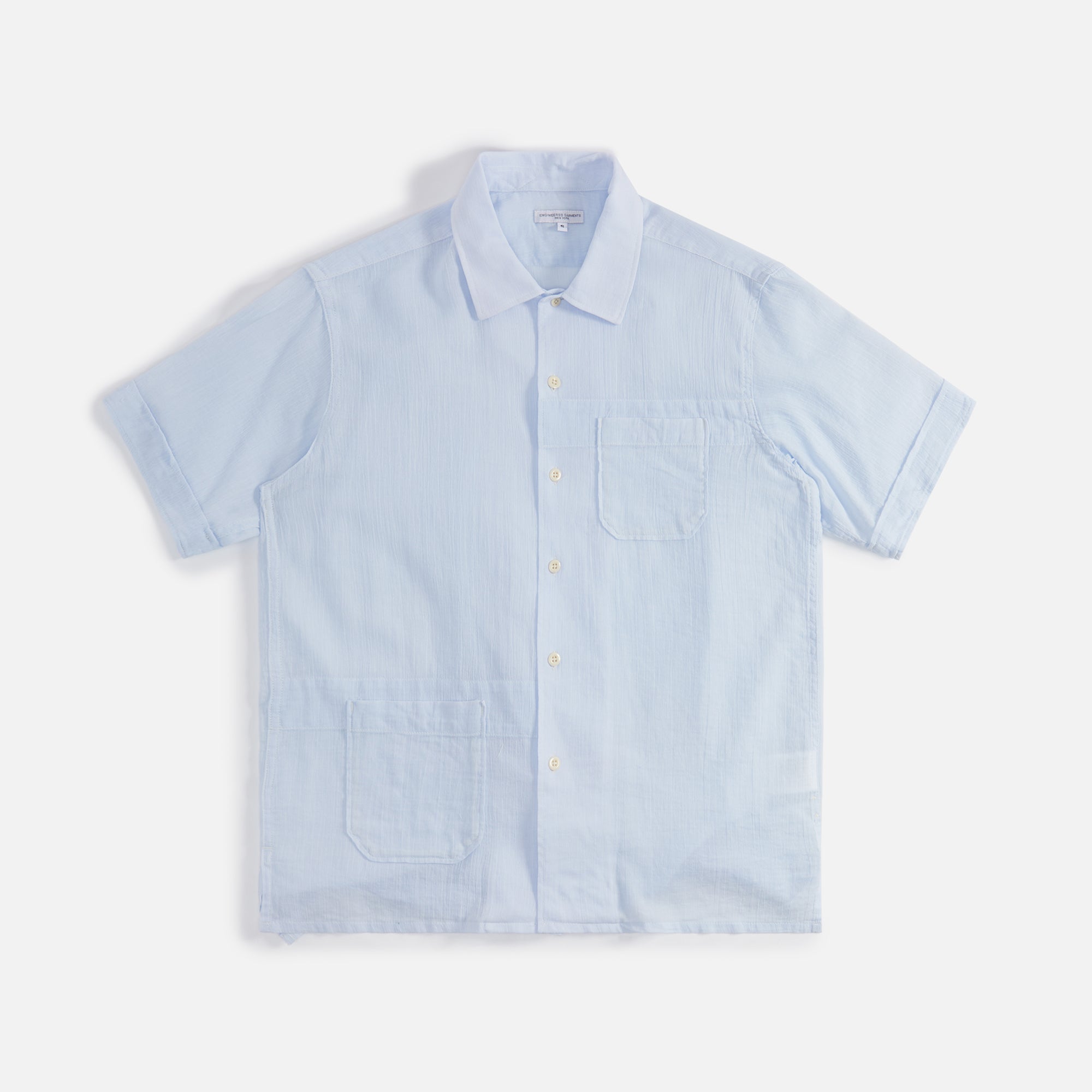 Engineered Garments Camp Shirt - Light Blue – Kith