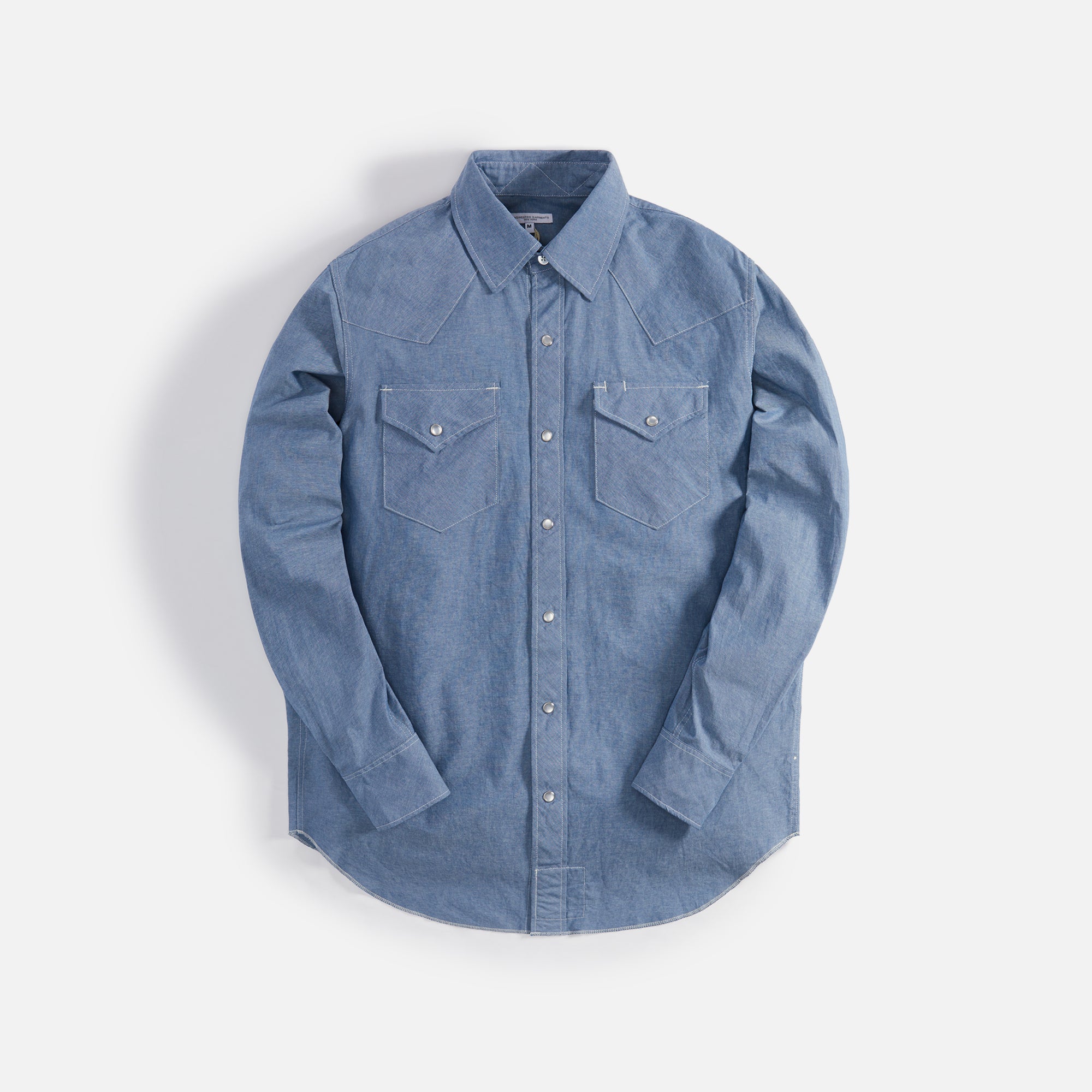 Engineered Garments Combo Western Shirt - Light Cotton Chambray – Kith