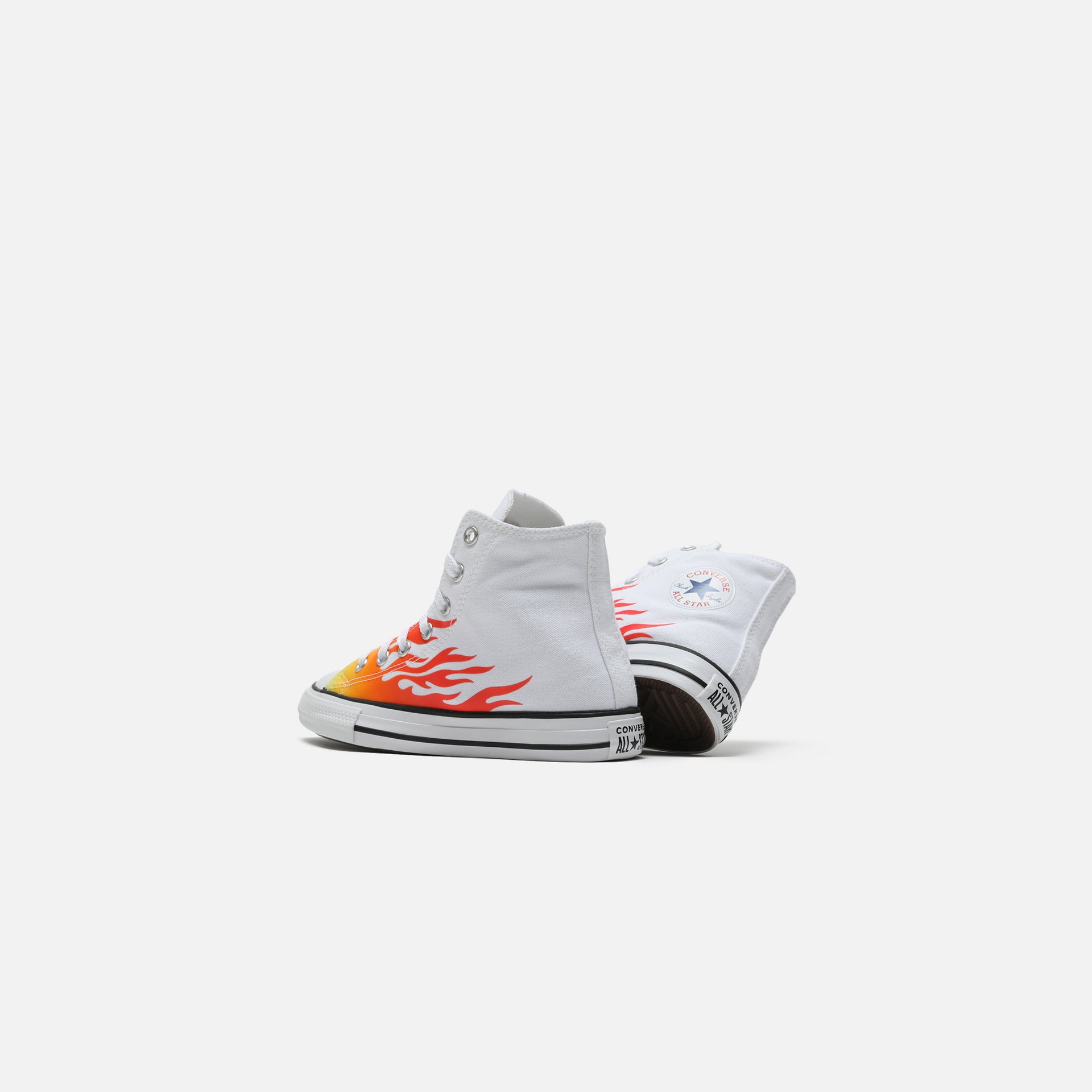 Converse Chuck Taylor All Star 1V Hi - White / Enamel Red / Fresh Yellow