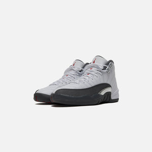 Nike Grade School Air Jordan 12 Retro - White / Gym Red / Dark Grey