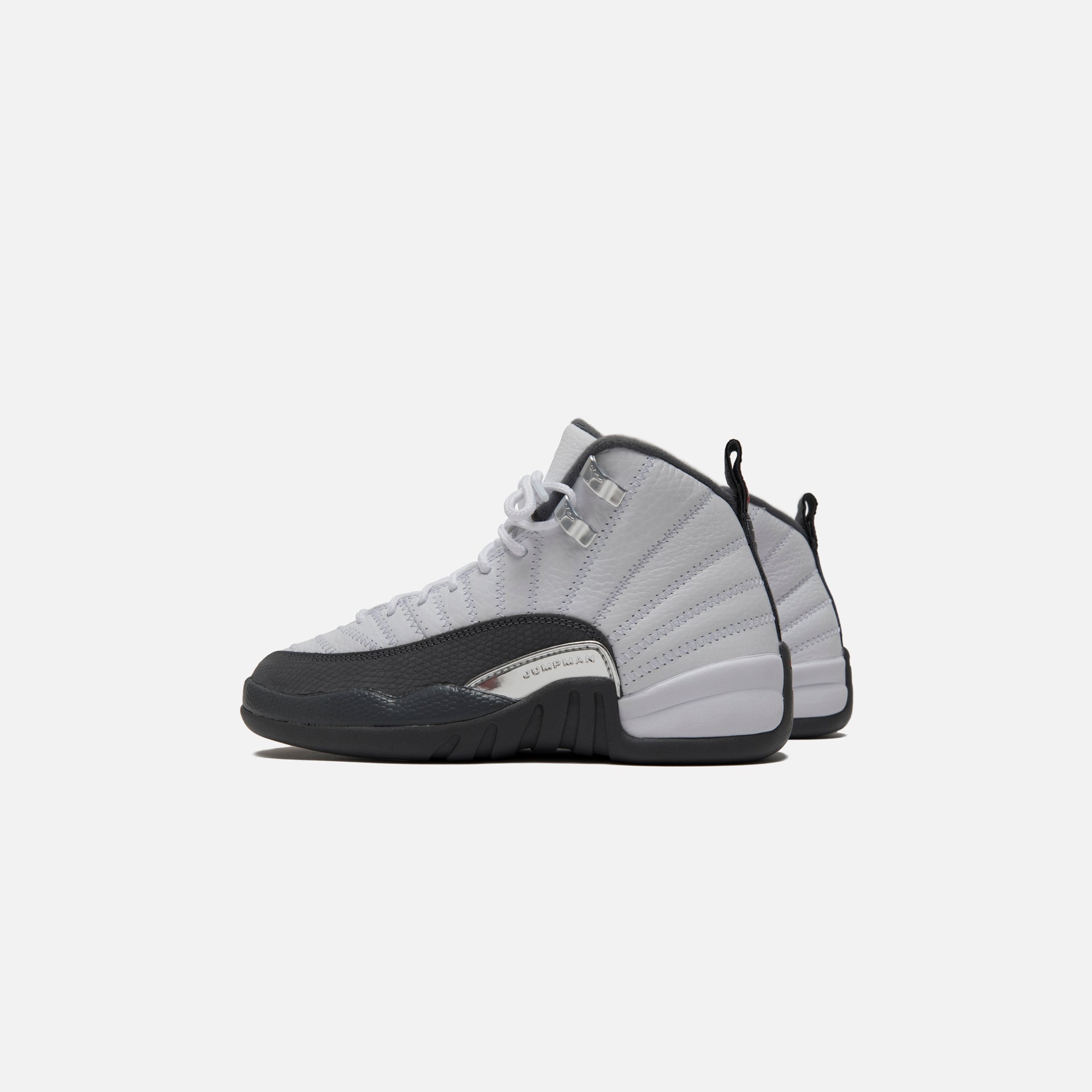 Nike Grade School Air Jordan 12 Retro - White / Gym Red / Dark Grey