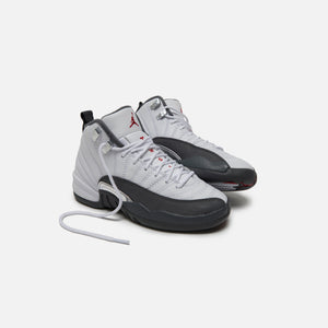 Nike Grade School Air Jordan 12 Retro - White / Gym Red / Dark Grey