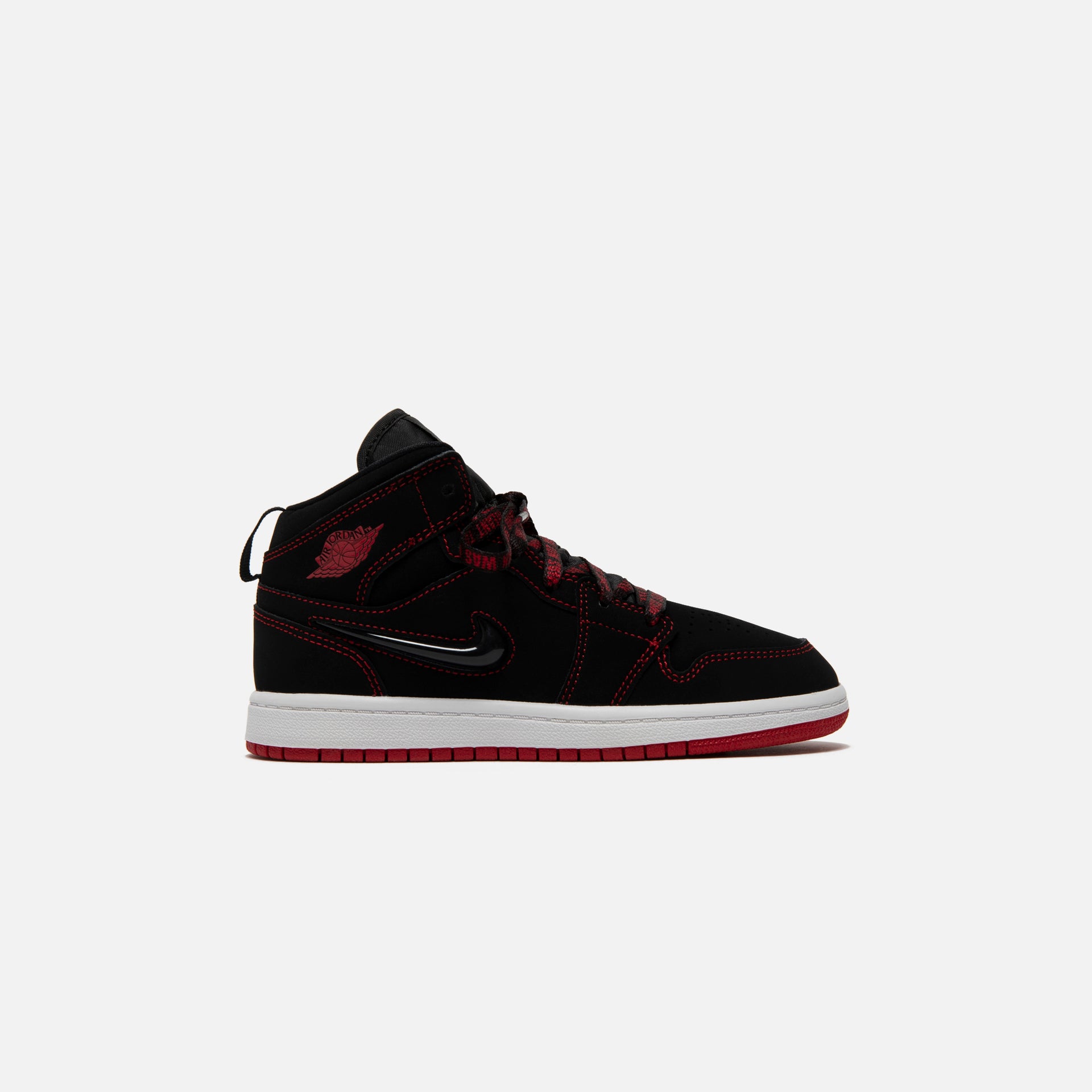 Nike Air Jordan Pre-School Mid SE - White / Black / Gym Red