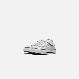 Converse Toddler Chuck Taylor All Star Gloss 1V Ox - Wolf Grey / Black / White