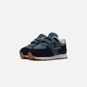New Balance Toddler 574 Classic Hook and Loop - Chambray / Eclipse