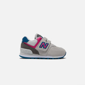New Balance Toddler 574 Classic Hook and Loop - Summer Fog / Carnival