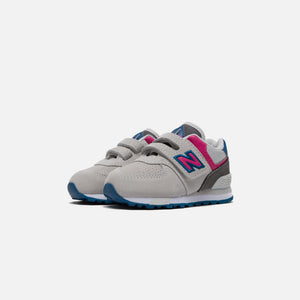 New Balance Toddler 574 Classic Hook and Loop - Summer Fog / Carnival