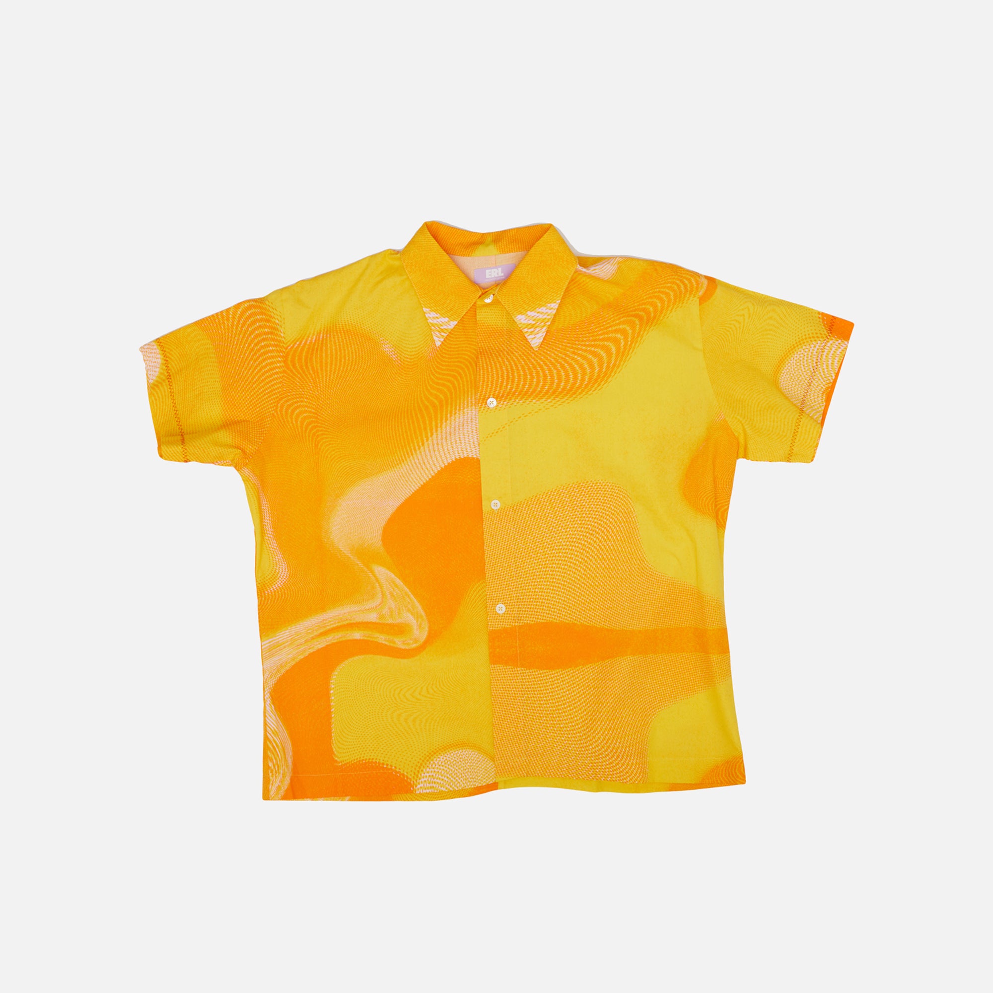 ERL Woven Shirt - Yellow – Kith