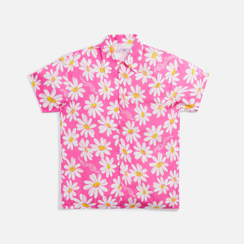 ERL Unisex Floral Shirt Woven - Pink