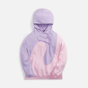 ERL Unisex Wave Hoodie Knit - Purple Pink