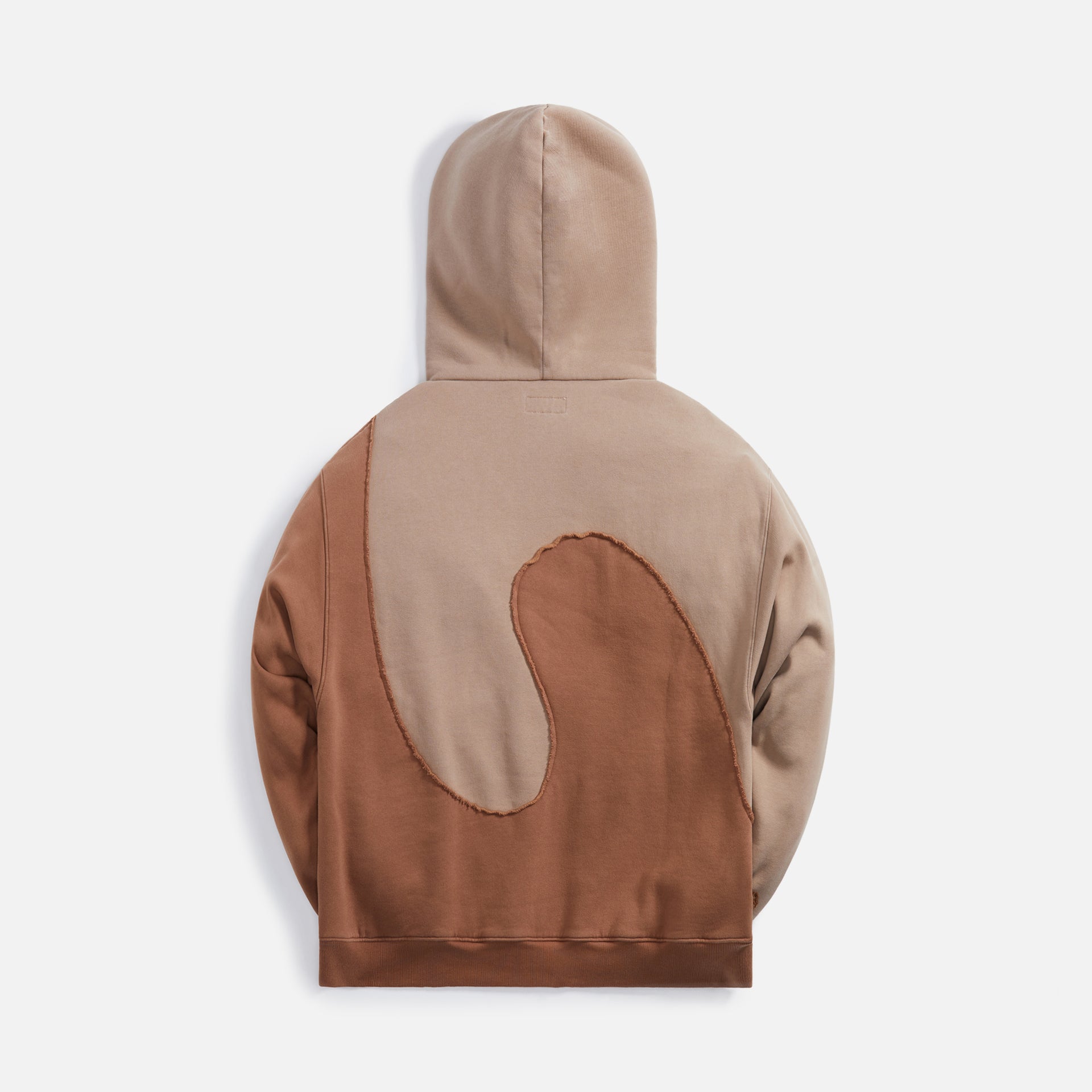 ERL Unisex Wave Hoodie Knit Washed - Brown