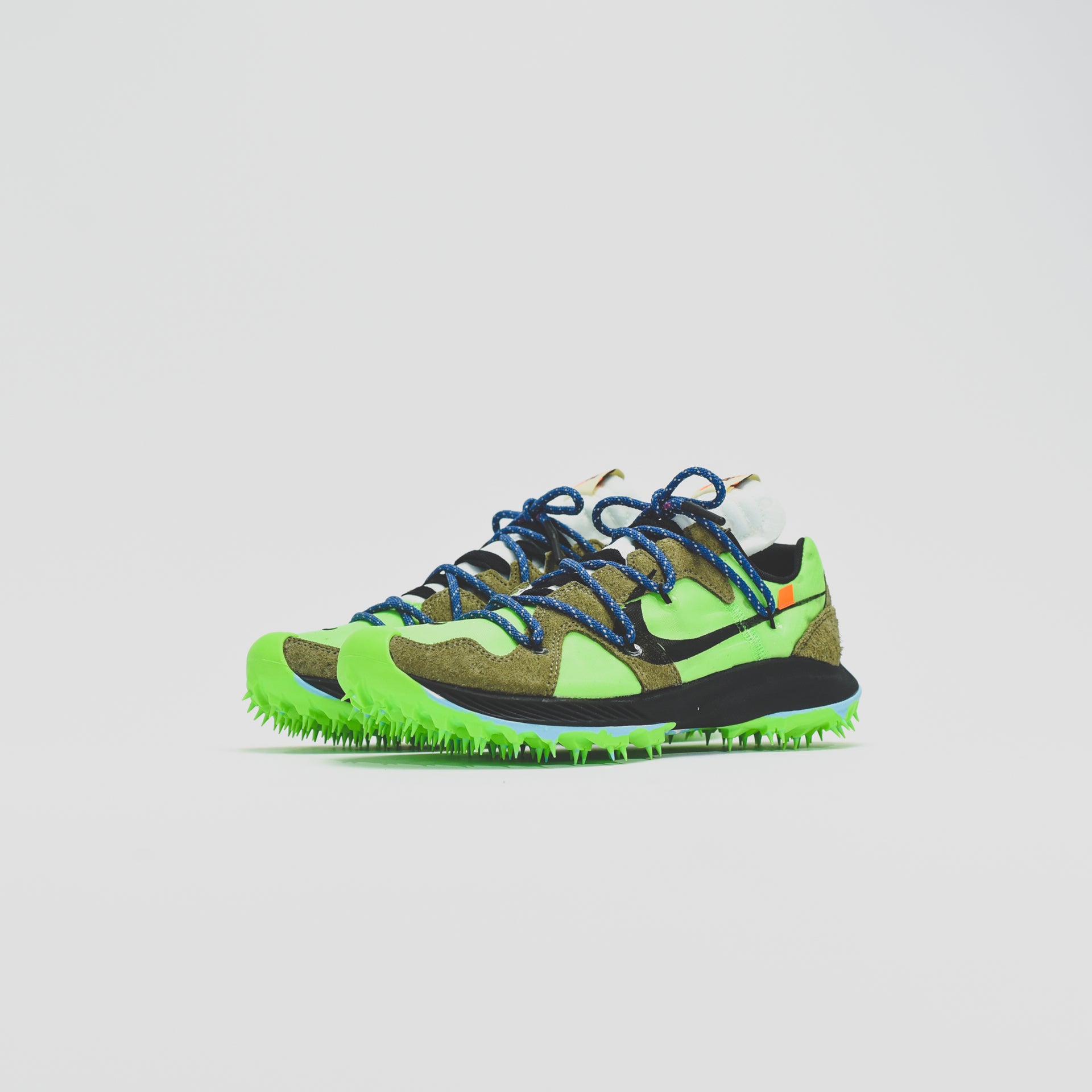 Nike x Off-White WMNS Zoom Terra Kiger 5 - Electric Green / Metallic Silver