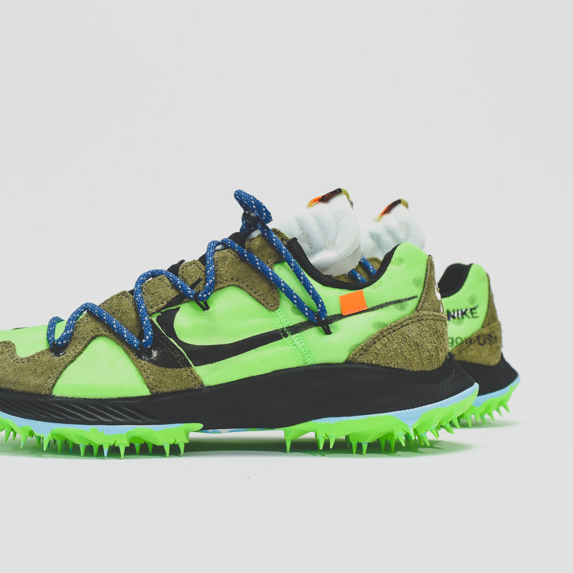 Nike x Off-White WMNS Zoom Terra Kiger 5 - Electric Green / Metallic Silver