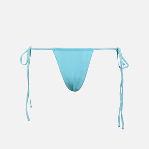 Frankies Bikinis Tia Rib Bikini Bottom - Aquamarine