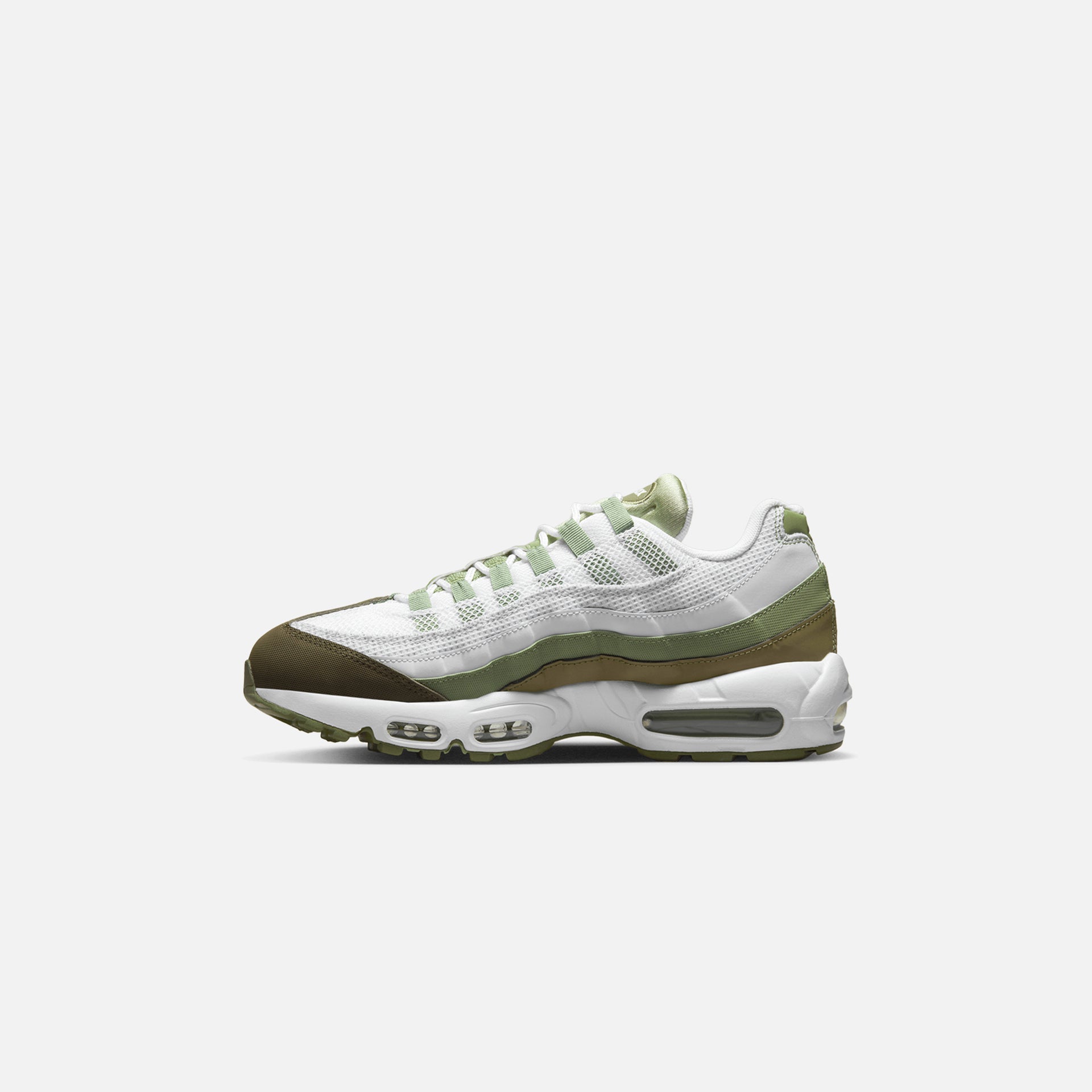 Nike Air Max 95 - White / Oil Green / Medium Olive