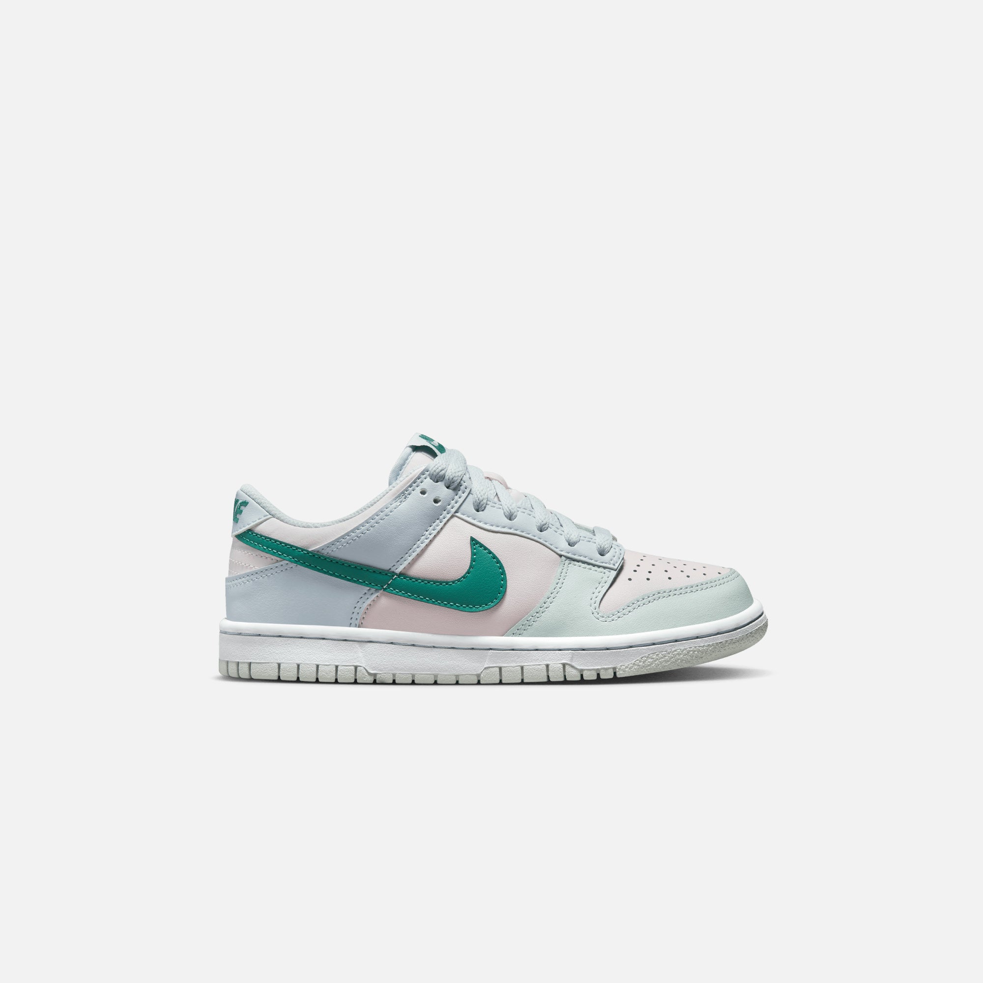 Nike Grade School Dunk Low - Football Grey / Mineral Teal / Pearl