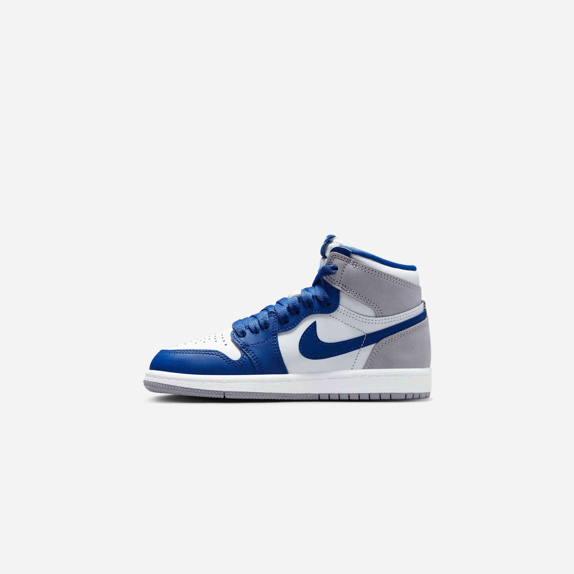 Nike Pre-School Jordan 1 Retro High OG -  True Blue / White / Cement Grey