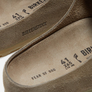 BIRKENSTOCK LOS FELIZ x FEAR OF GOD 1024780 TAUPE SIZE 43,LIMITED 100%  AUTHENTIC