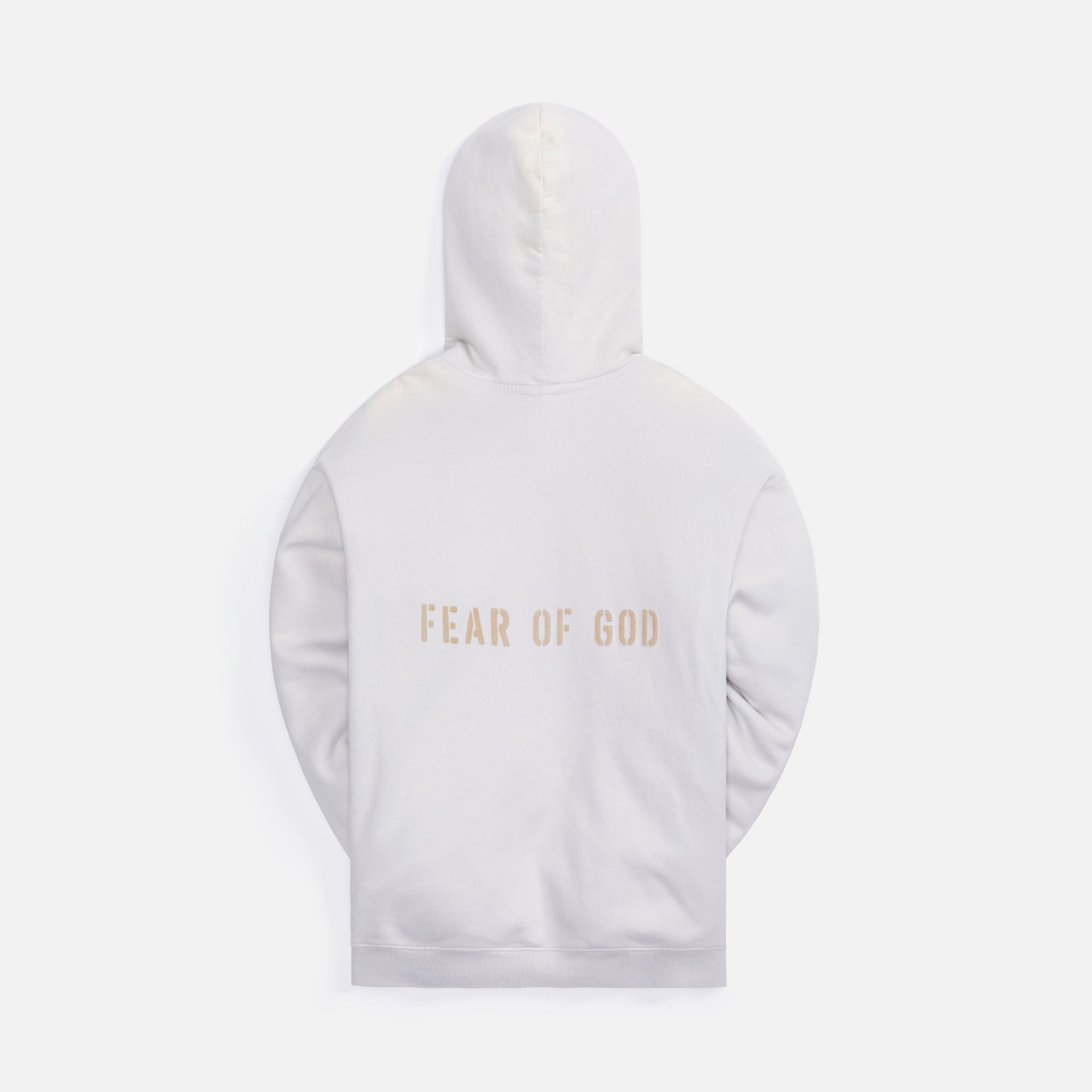 Fear of God "FG" Hoodie - Vintage Concrete White