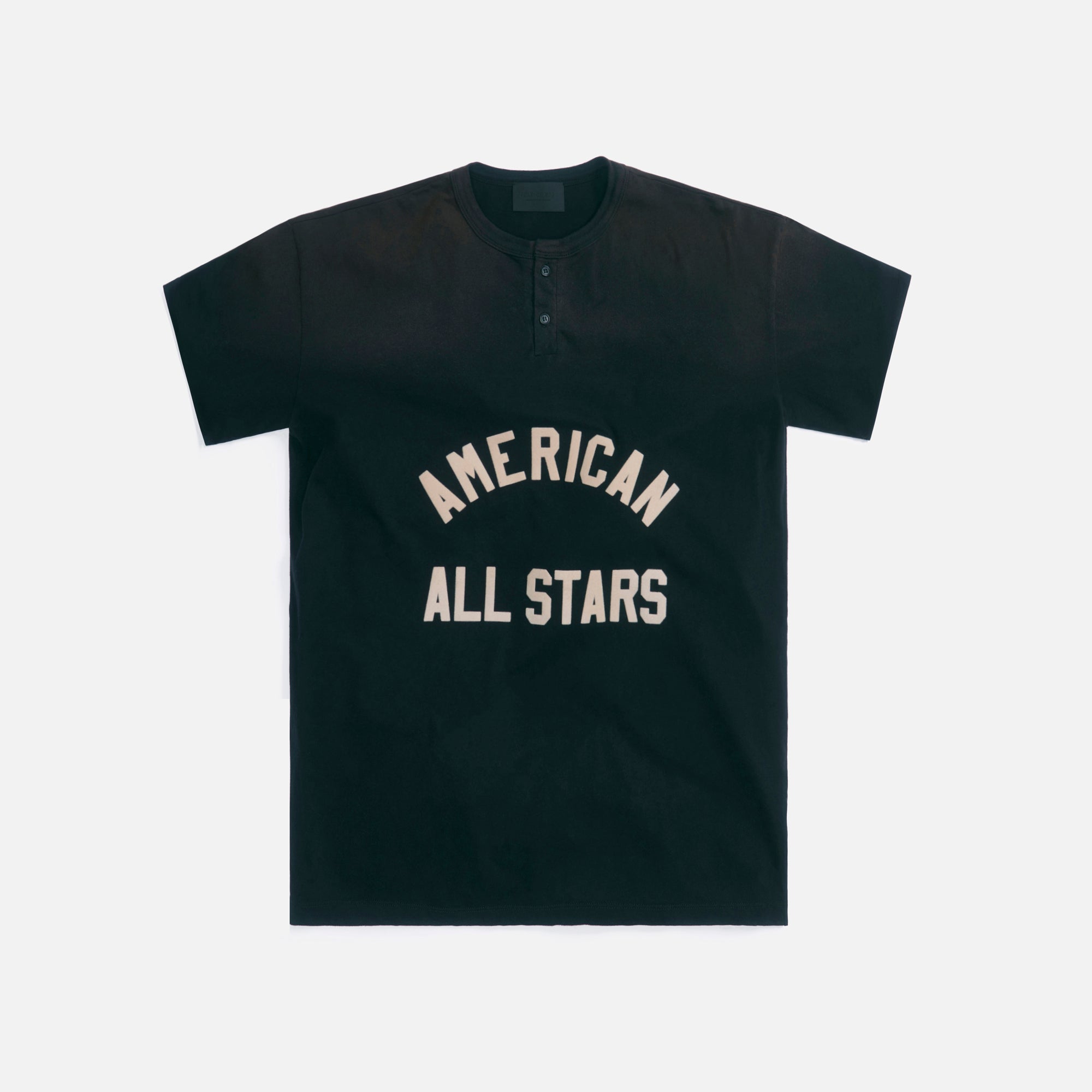 Fear of God All Star Henley Tee - Black – Kith