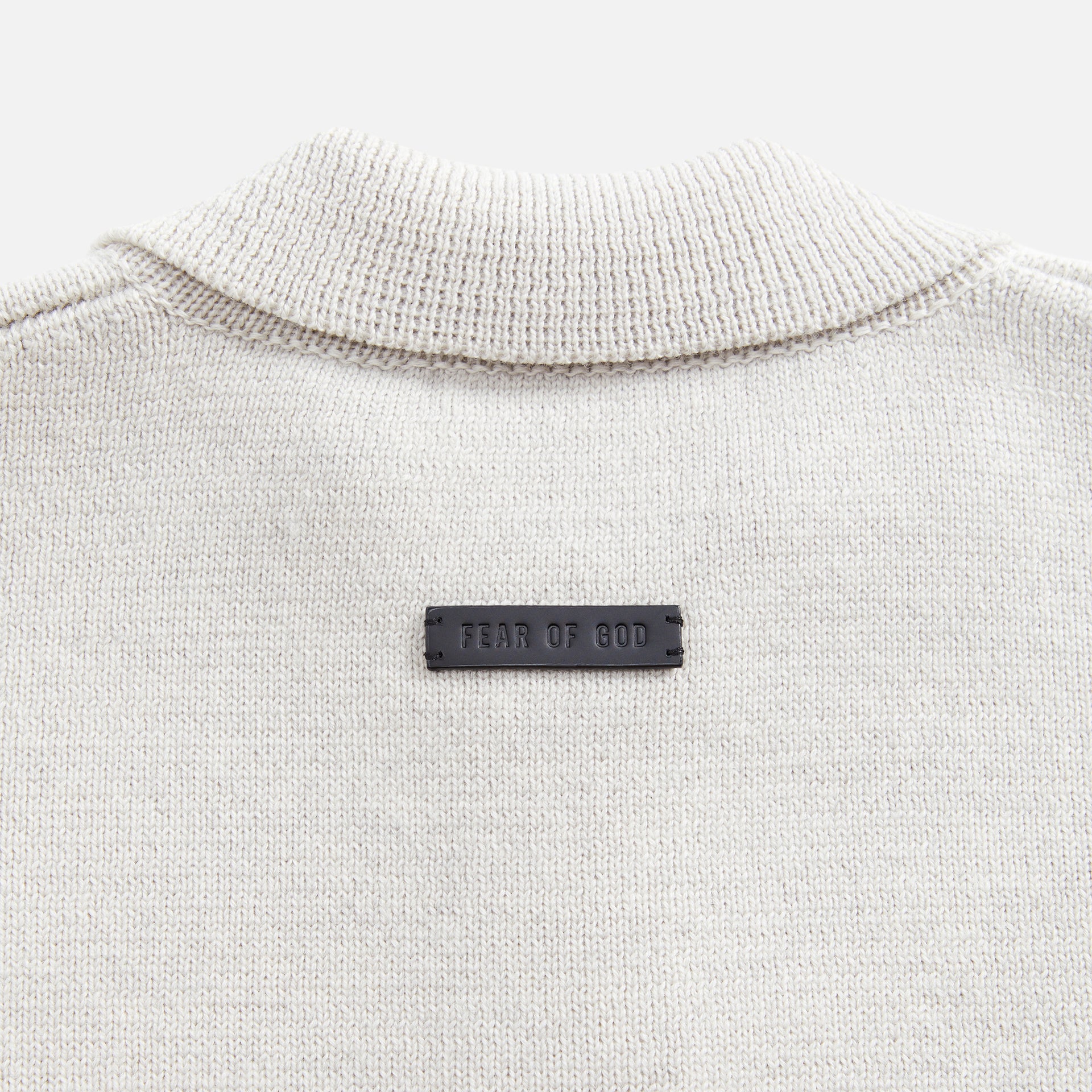 Fear of God Eternal Merino Polo - Cement Heather