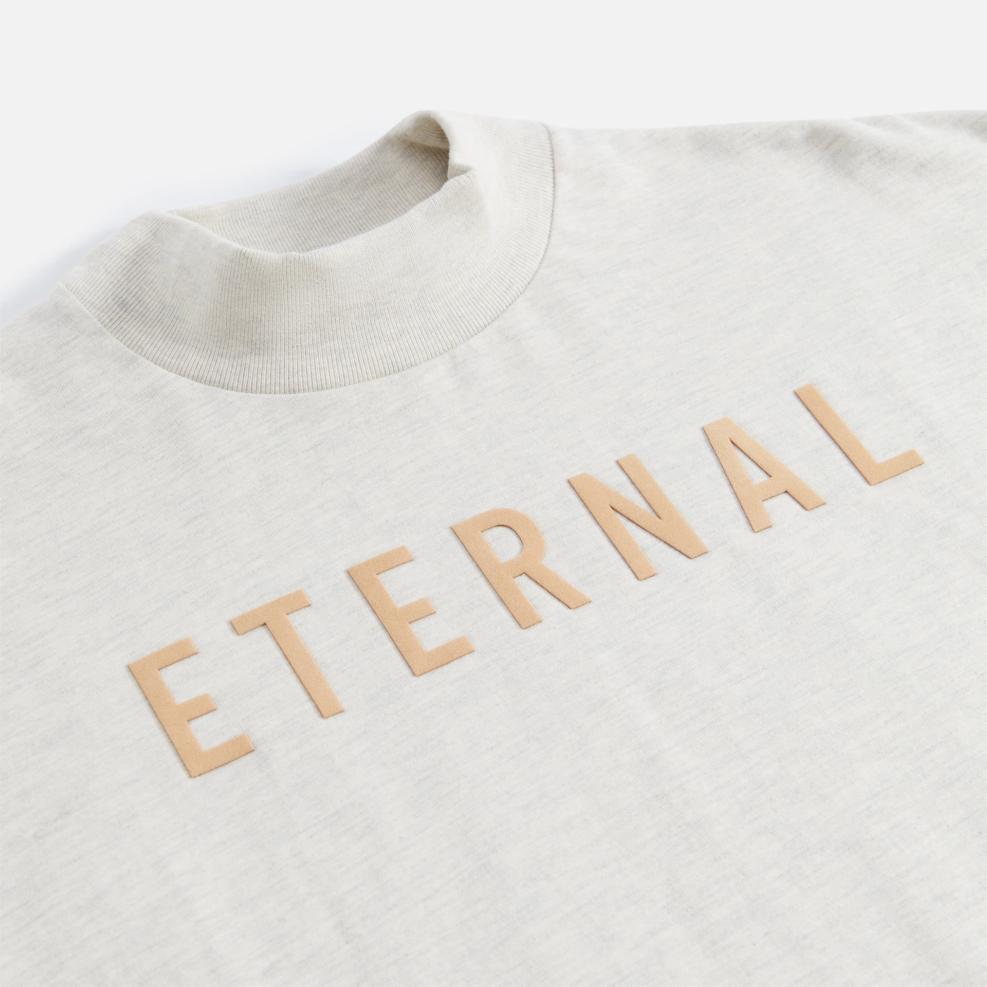 Fear of God Eternal Cotton Long Sleeve Tee - Warm Heather Oatmeal