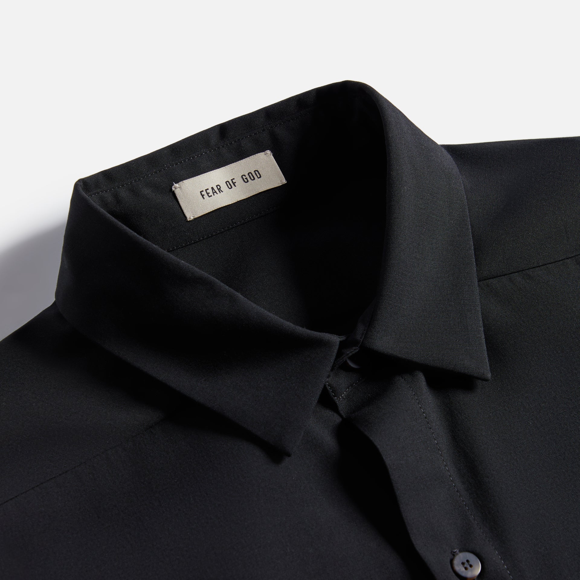 Fear of God Eternal Button Front Shirt - Black