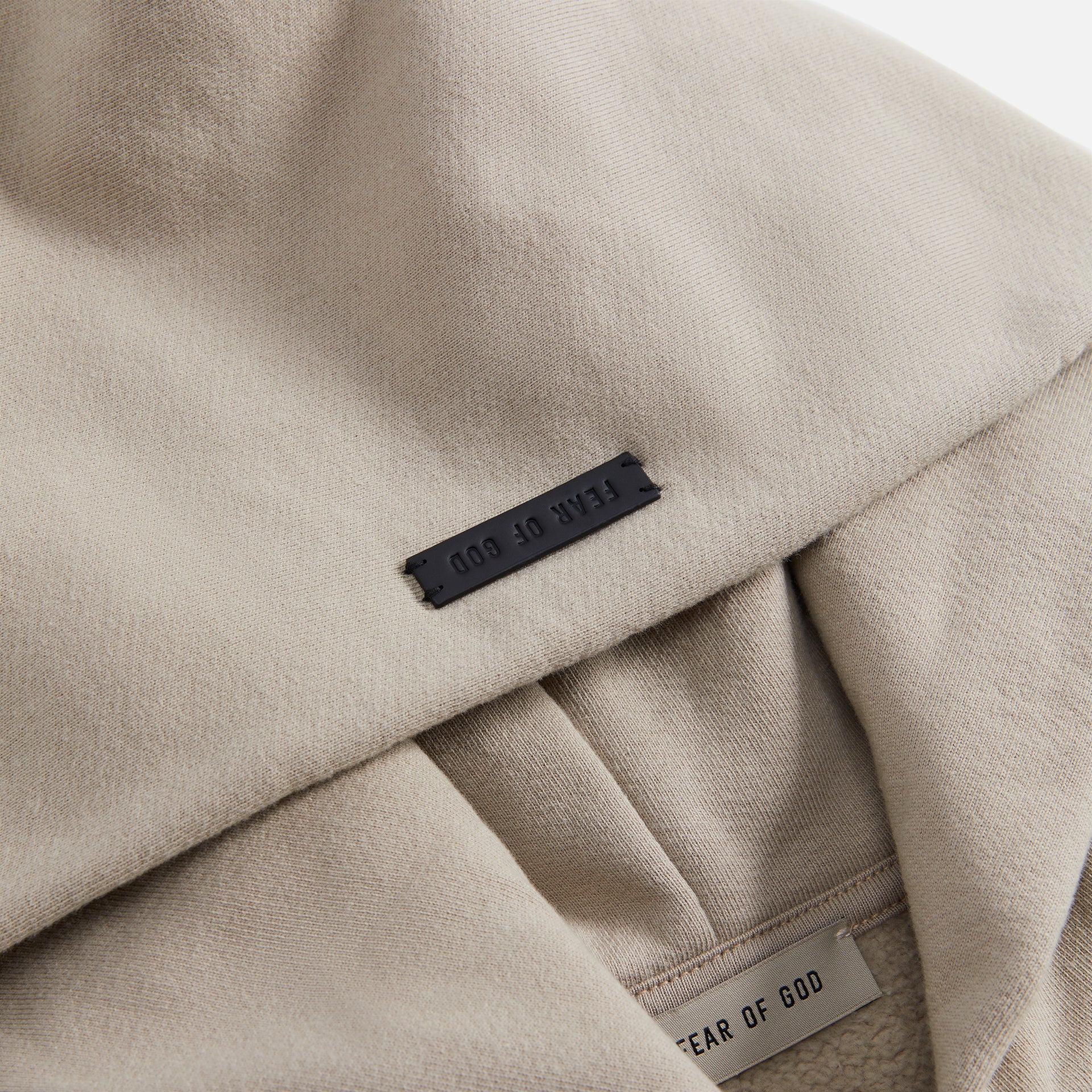 Fear of God Eternal Cotton Fleece Zip Hoodie - Dusty Beige