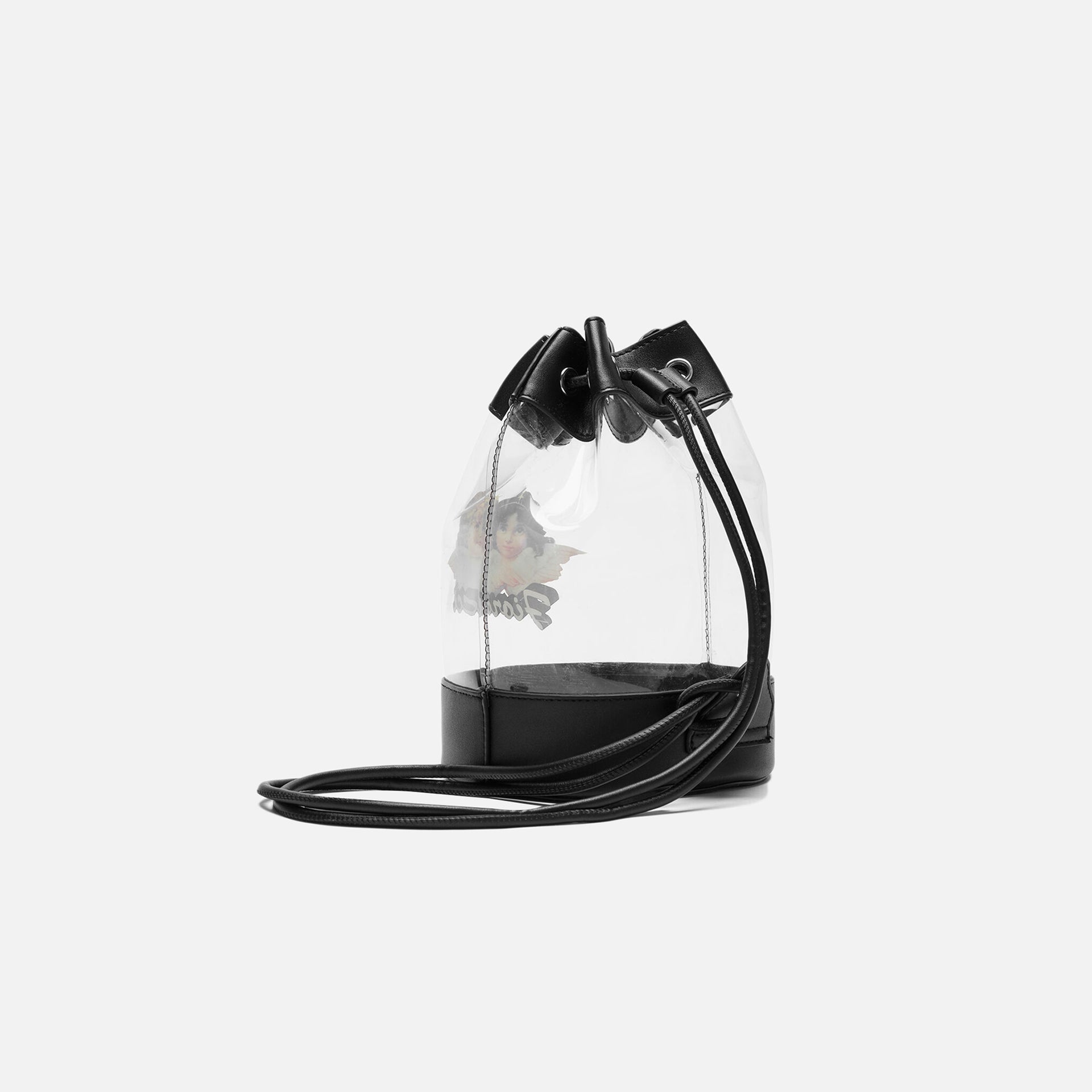 Fiorucci Angels Transparent Pouch - Black