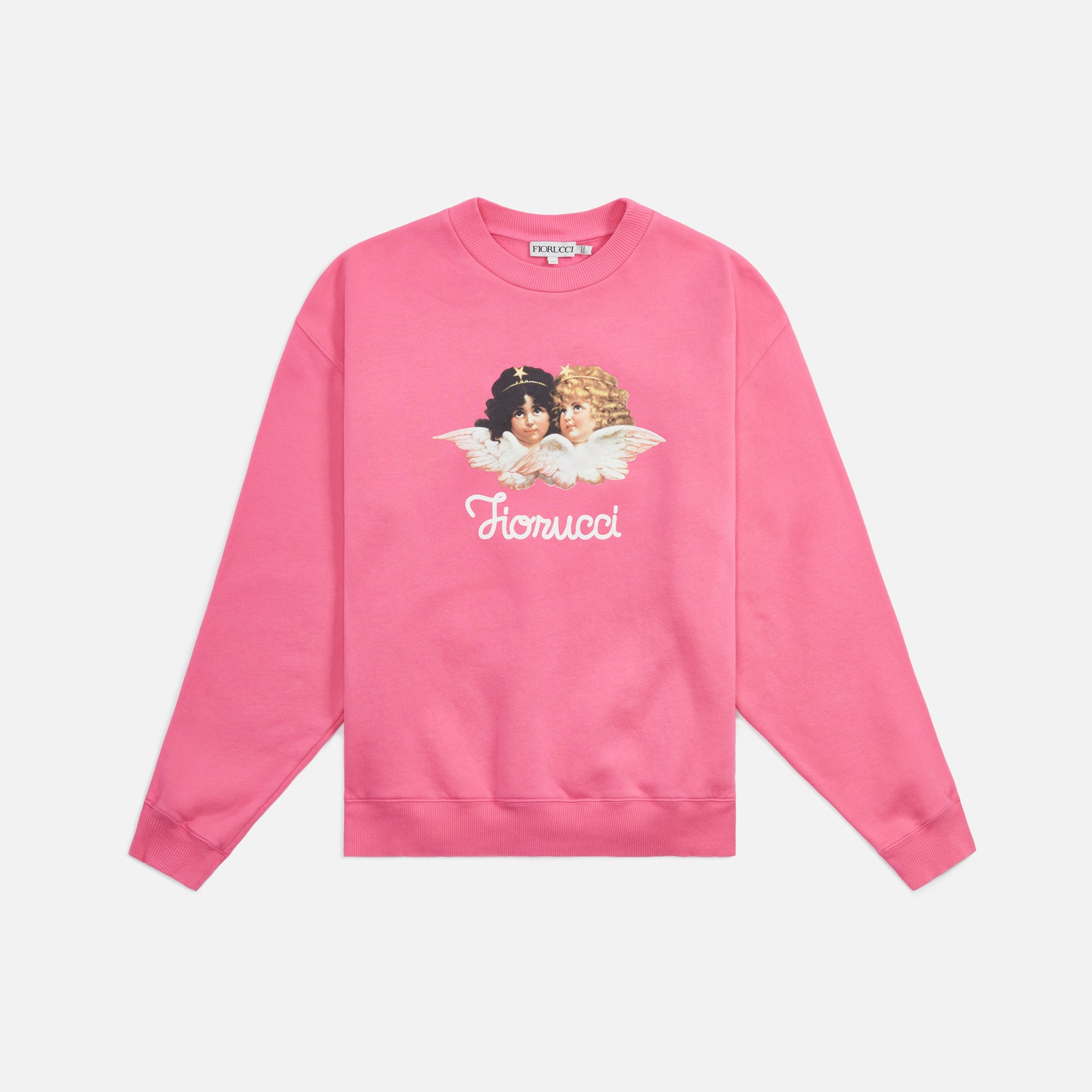 Fiorucci Vintage Angels Sweatshirt - Fuchsia Pink