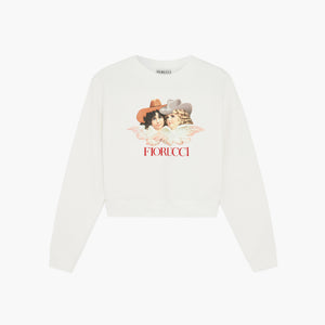 Fiorucci Cowboy Angels Sweatshirt - White
