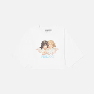 Fiorucci Vintage Angels Cropped Tee - White