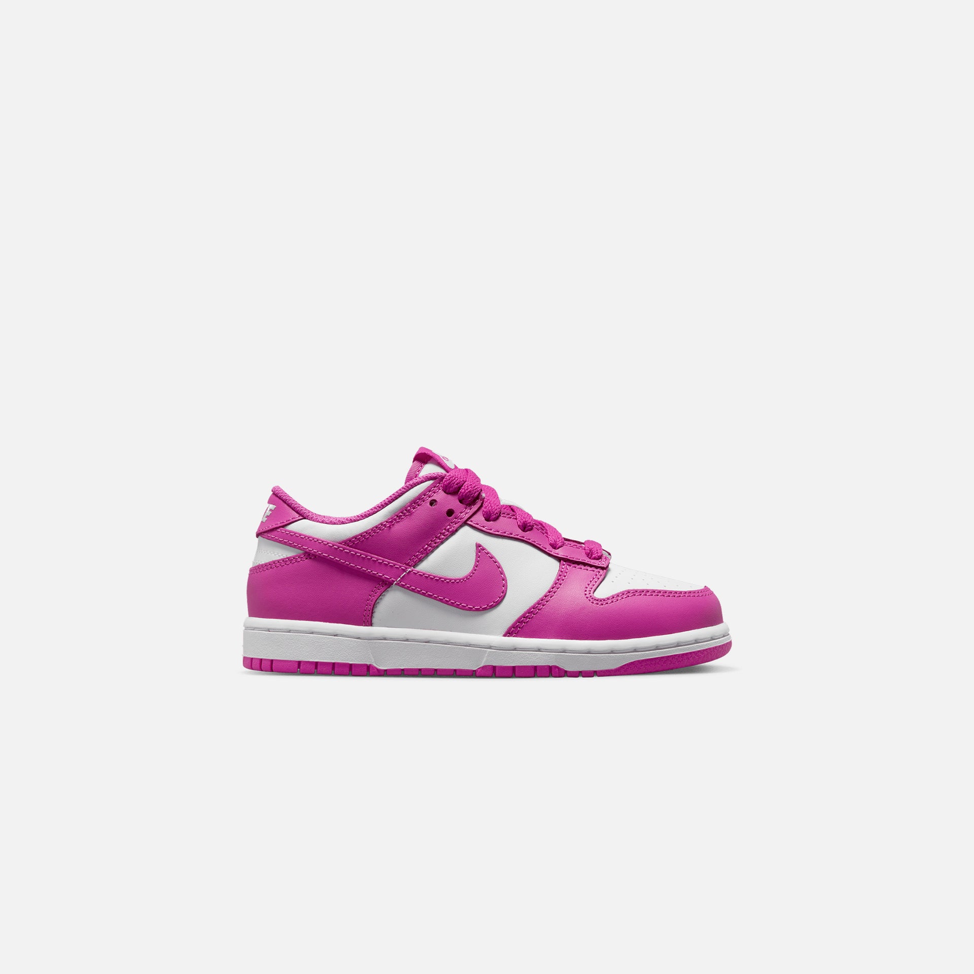 Nike Pre-School Dunk Low - White / Active Fuchsia