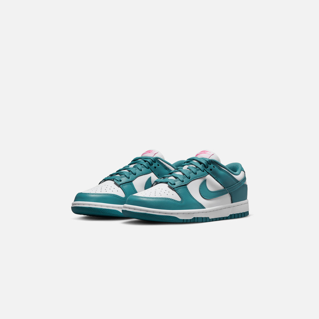 Nike WMNS Dunk Low - Teal / White / Pink – Kith