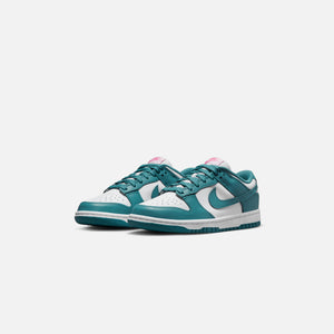 Nike WMNS Dunk Low - Teal / White / Pink