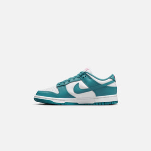 Nike WMNS Dunk Low - Teal / White / Pink